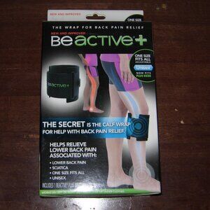 Be Active + Acupressure point Sciatic Nerve Leg Brace-back New In Box